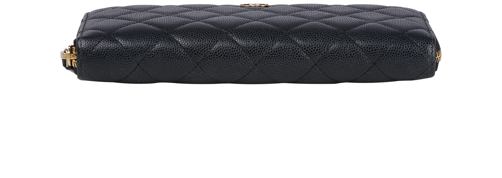 Chanel Long Zip Wallet, &pound;595, Accessories, Black, Leather, Top view